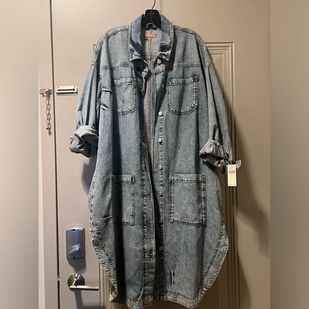 Never Been Worn Denim Duster Coat/Dress